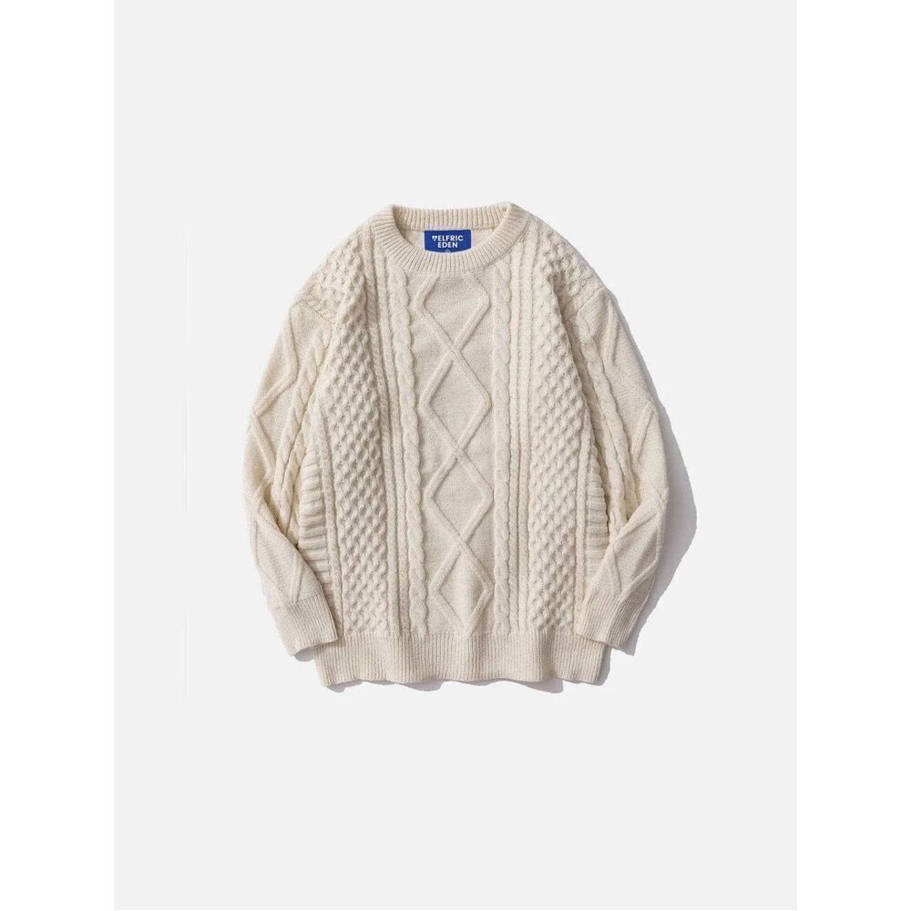 AELFRIC EDEN RETRO 90S KNIT SWEATER 100% ACRYLIC
